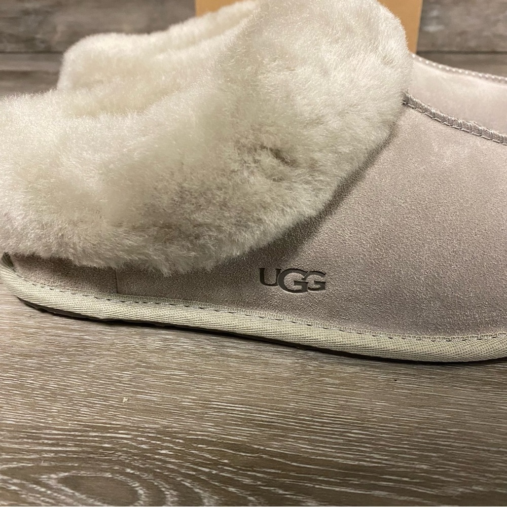 UGG | Moraene Suede Slippers In Goat Grey NEW Size 6 - Picture 5 of 8
